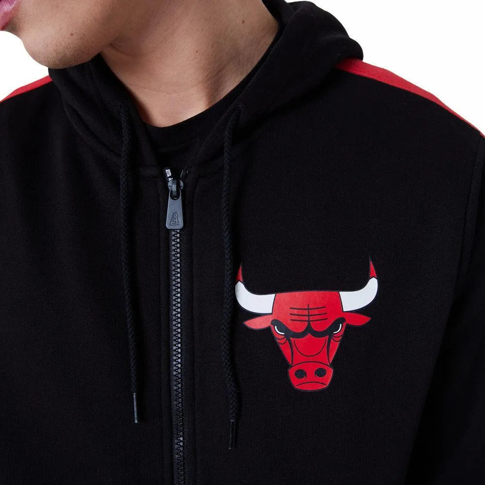 New Era PULOVER NBA FZ PANEL DETAIL HOODY CHIBUL BLK Pulóver - Sportmania.hu