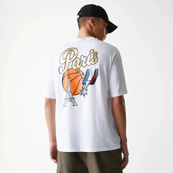 New Era San Antonio Spurs NBA Paris Games 2025 White póló - Sportmania.hu