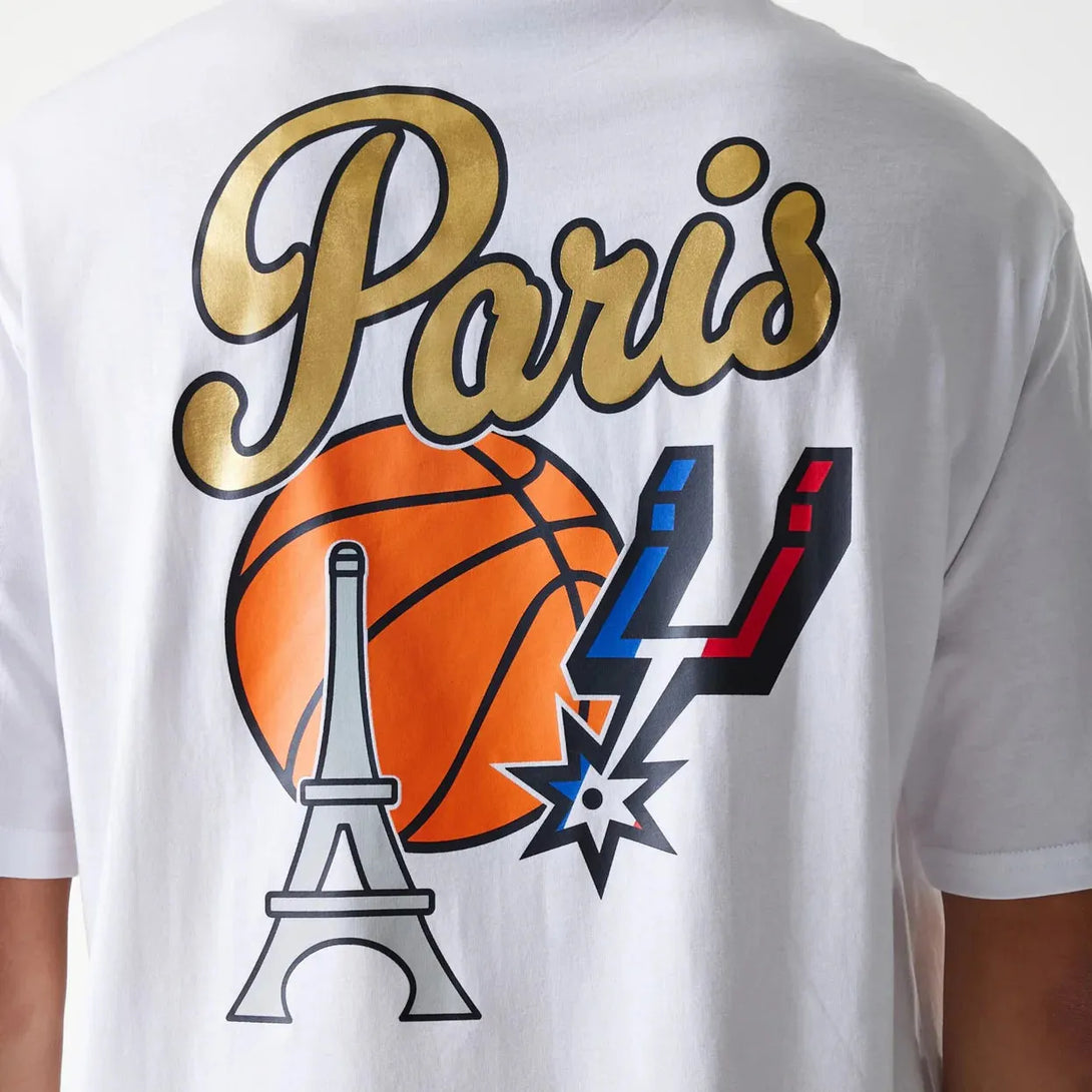 New Era San Antonio Spurs NBA Paris Games 2025 White póló - Sportmania.hu