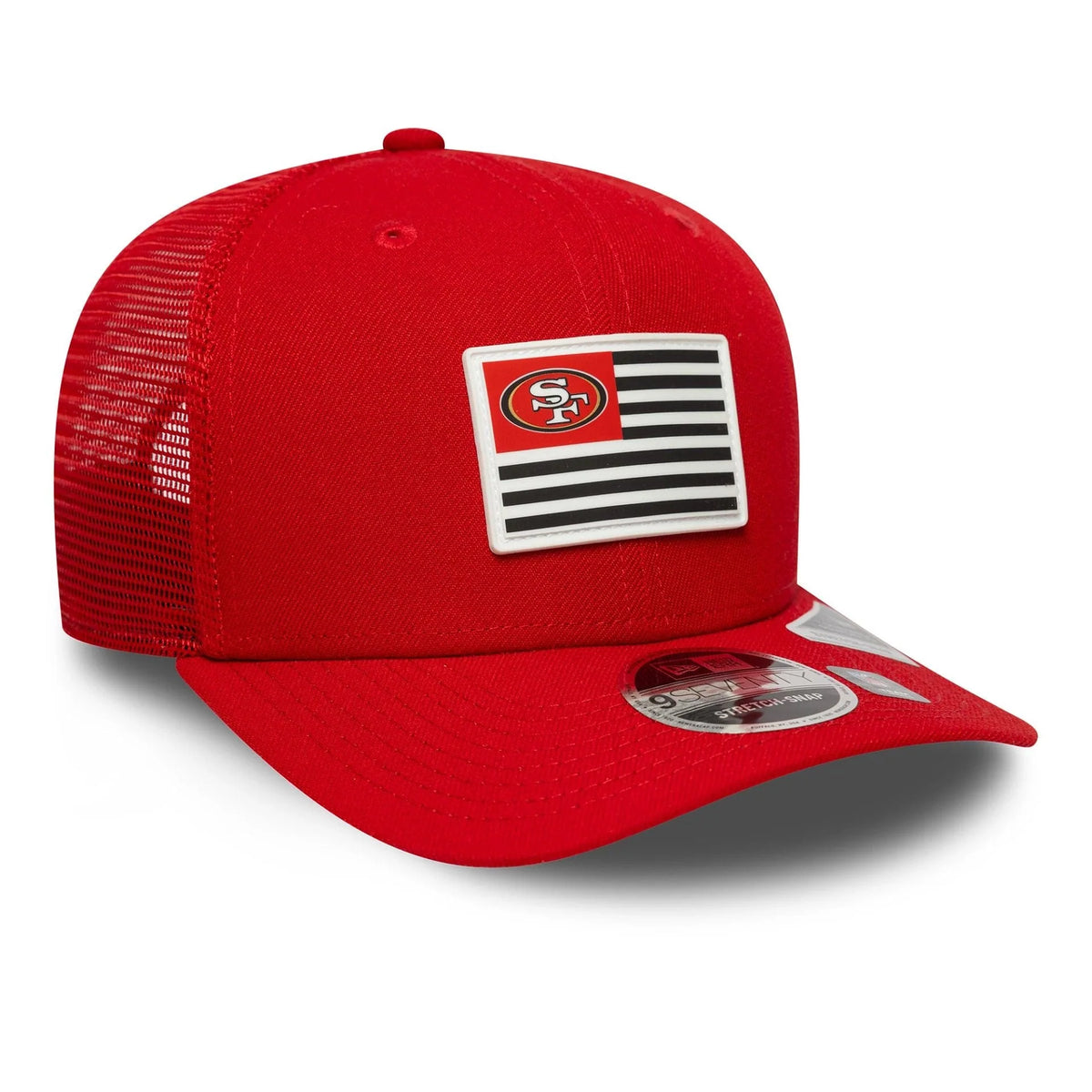 New Era San Francisco 49ers NFL Flag Blue 9SEVENTY Stretch Snap sapka