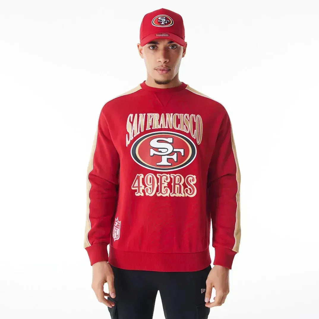 New Era San Francisco 49Ers NFL Graphic Red pulóver - Sportmania.hu