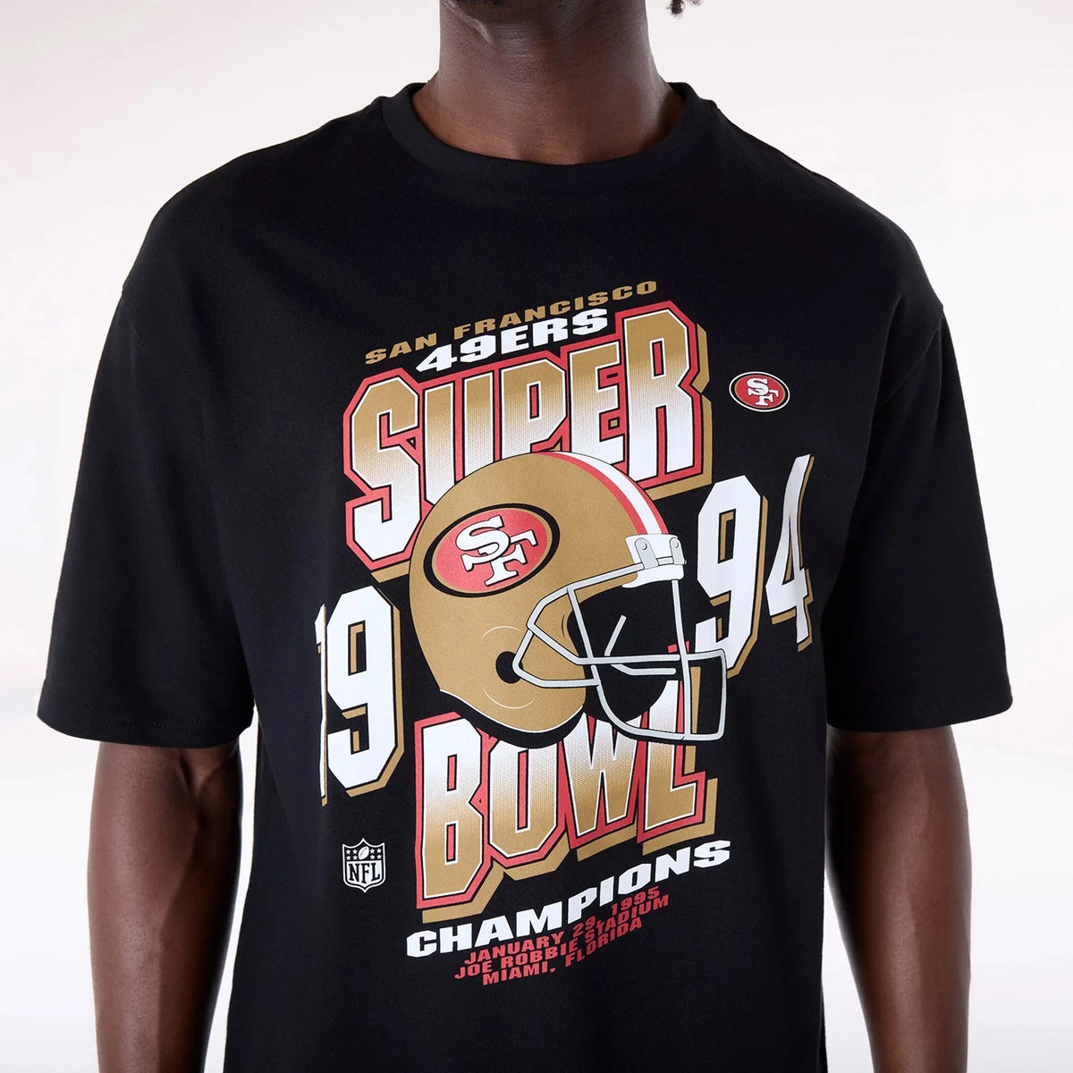 New Era San Francisco 49ers NFL Helmet Black póló