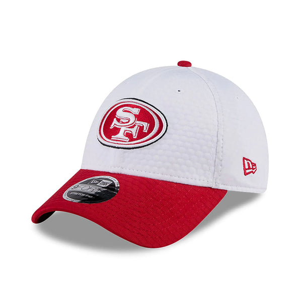 New Era San Francisco 49ers Training 2024 White 9FORTY Stretch Snap sapka Baseball sapka - Sportmania.hu