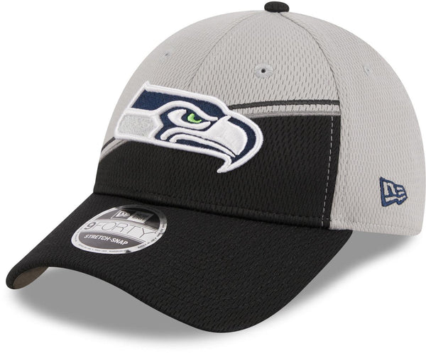 New Era Seattle Seahawks NFL Sideline 2023 Grey 9FORTY Stretch Snap Baseball sapka - Sportmania.hu