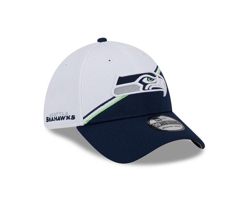 New Era Seattle Seahawks NFL Sideline 2023 White 39THIRTY Flex Baseball sapka - Sportmania.hu