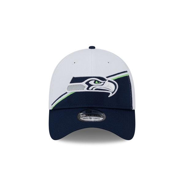 New Era Seattle Seahawks NFL Sideline 2023 White 39THIRTY Flex Baseball sapka - Sportmania.hu