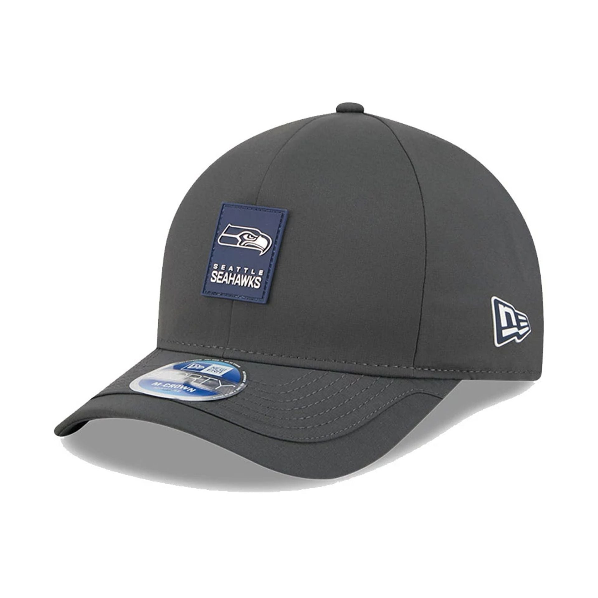 New Era Seattle Seahawks NFL Sideline 2025 Charcoal 9FORTY M-Crown - baseball sapka