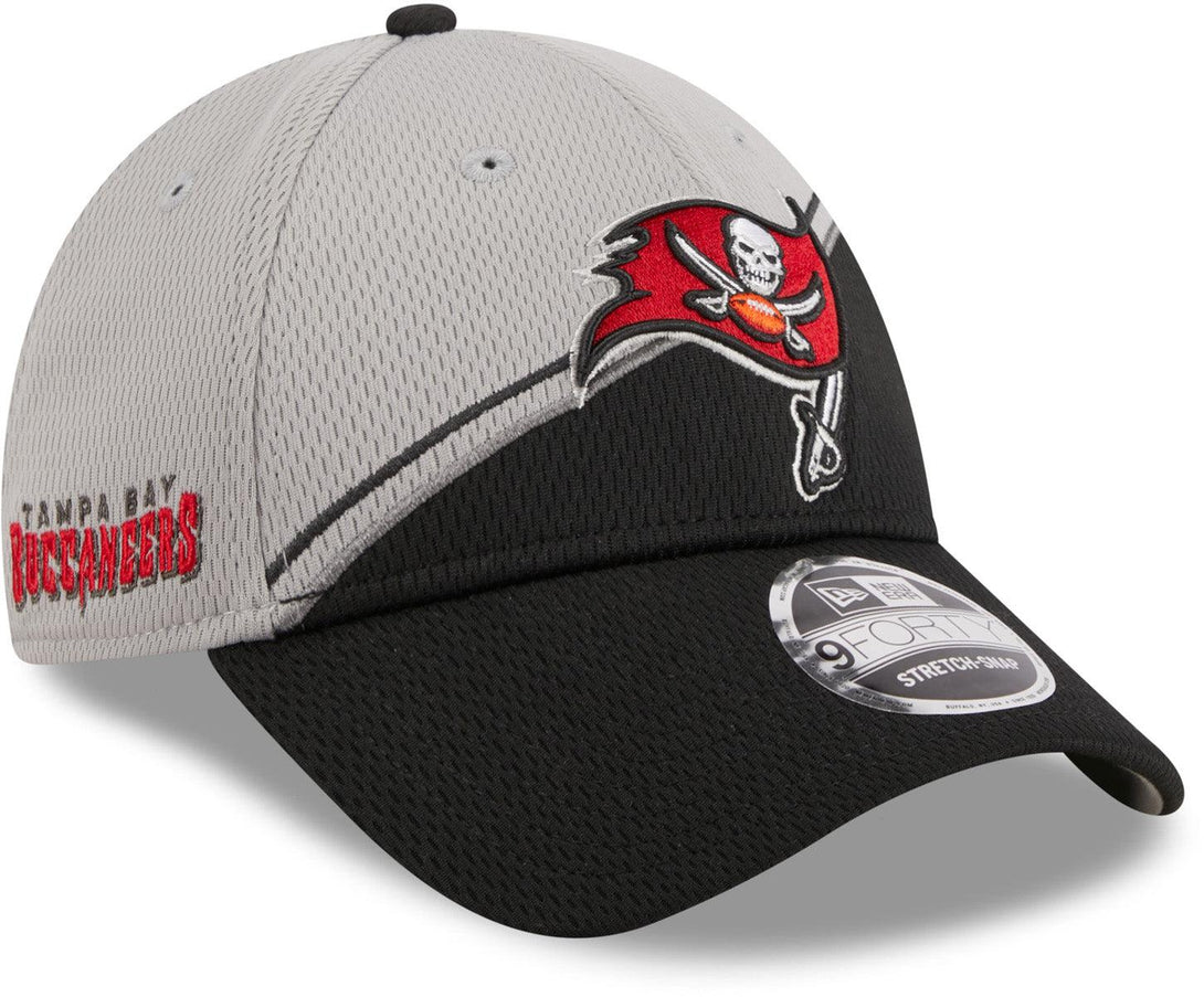 New Era Tampa Bay Buccaneers NFL Sideline 2023 Grey 9FORTY Stretch Snap baseball sapka - Sportmania.hu