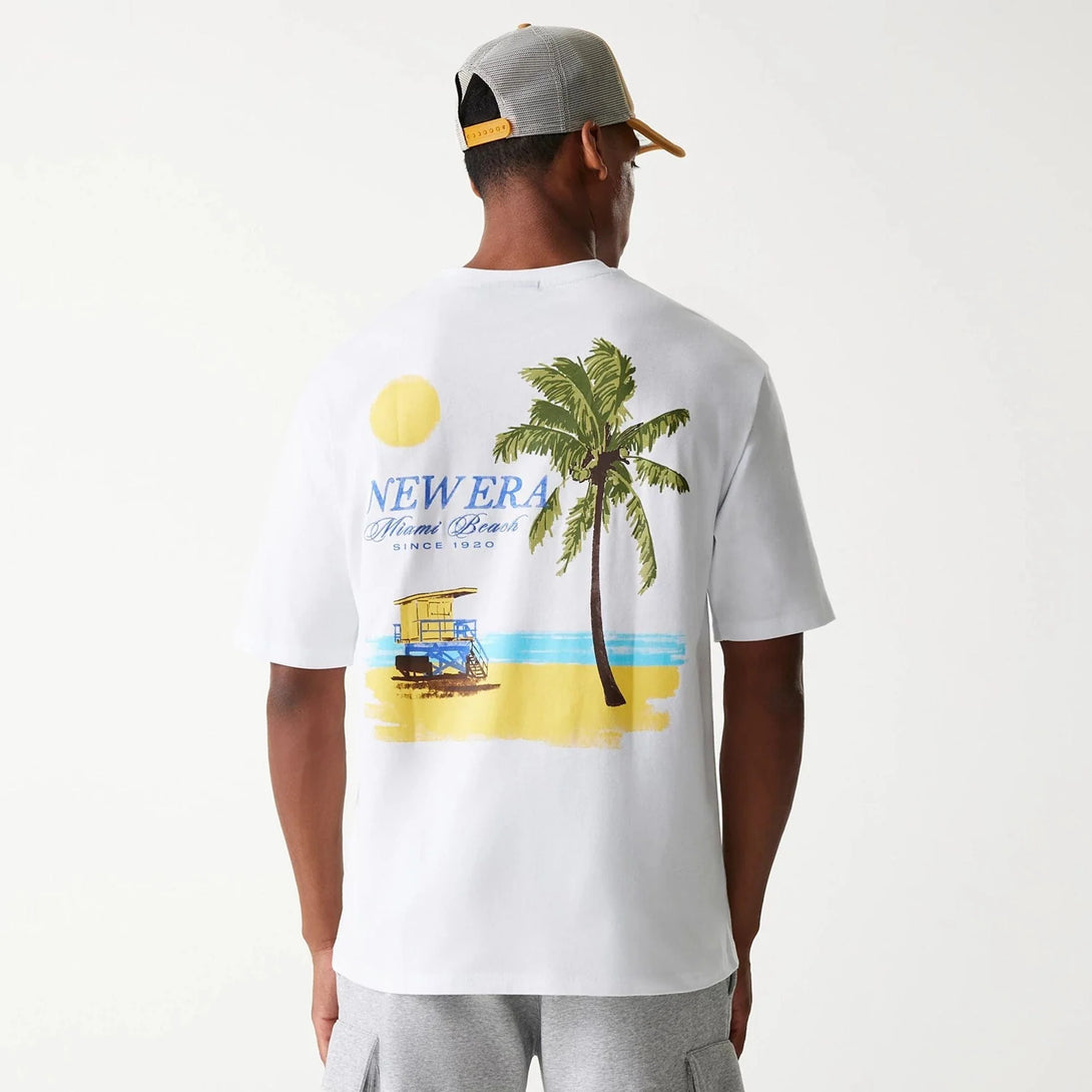 New Era Vacation Graphic White Oversized póló - Sportmania.hu