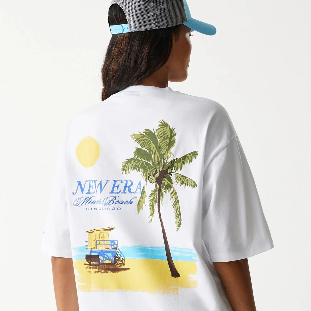 New Era Vacation Graphic White Oversized póló - Sportmania.hu