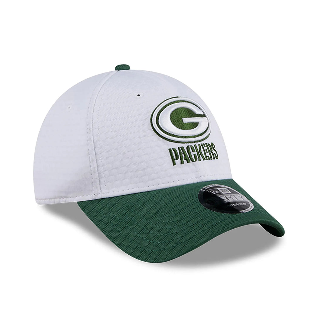 New Era Green Bay Packers Training 2024 White 9FORTY Stretch Snap sapka Baseball sapka - Sportmania.hu