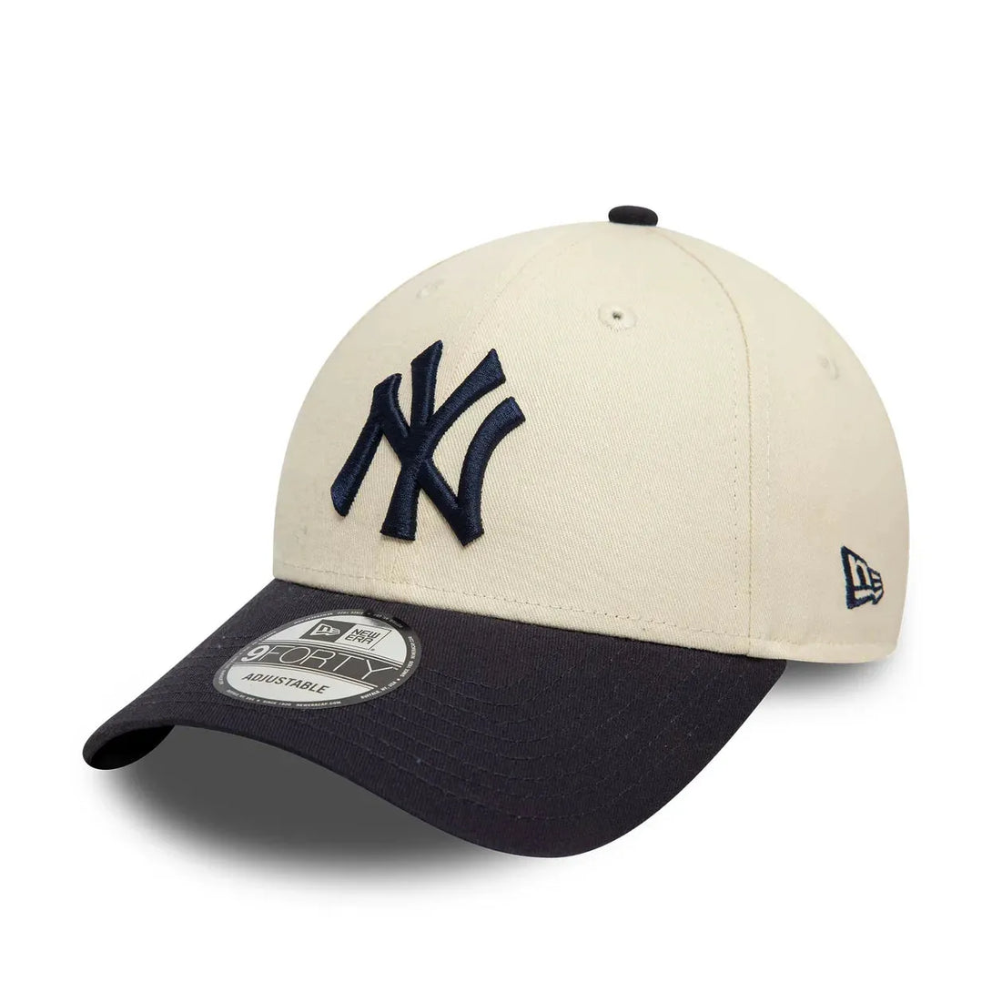 New York Yankees Colour Block Cream 9FORTY baseball sapka - Sportmania.hu