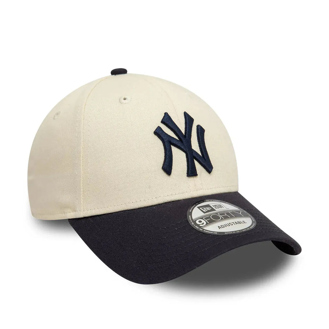 New York Yankees Colour Block Cream 9FORTY baseball sapka - Sportmania.hu