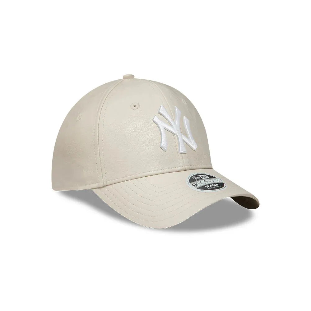 New York Yankees Faux Leather Crinkled 9FORTY műbőr baseball sapka, női - Sportmania.hu