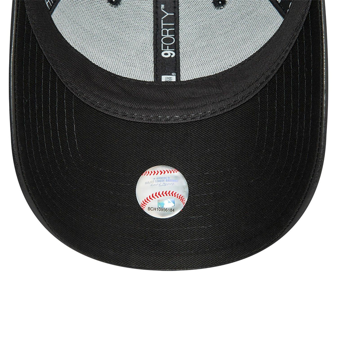 New Era New York Yankees Faux Leather Womens Black 9FORTY , női Baseball sapka - Sportmania.hu