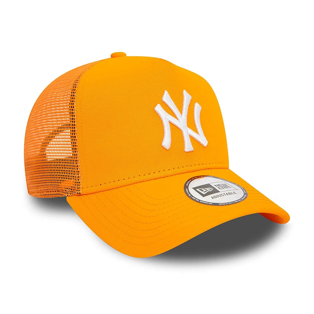 New Era New York Yankees League Essential Orange A-Frame Trucker Cap Baseball sapka - Sportmania.hu