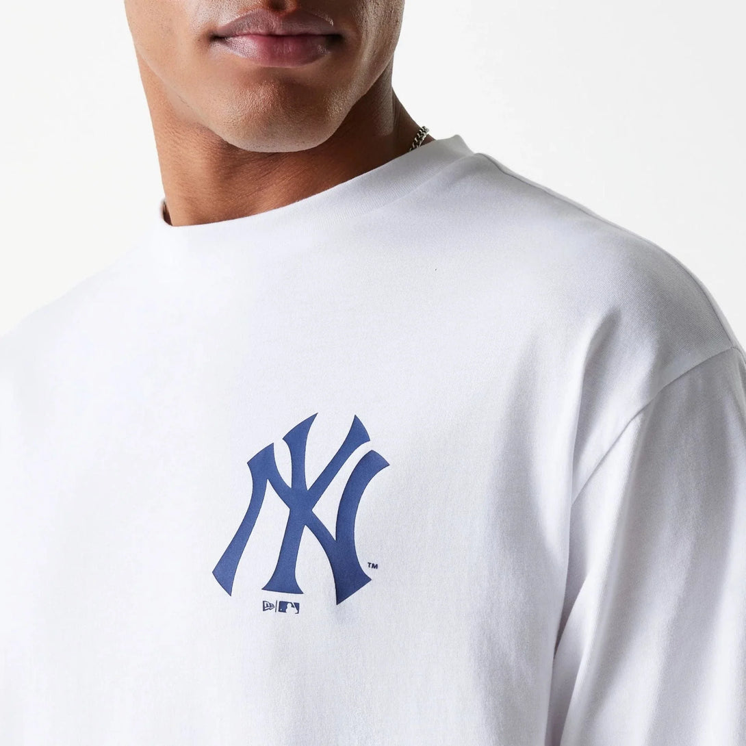 New York Yankees MLB Food Graphic White Oversized póló - Sportmania.hu