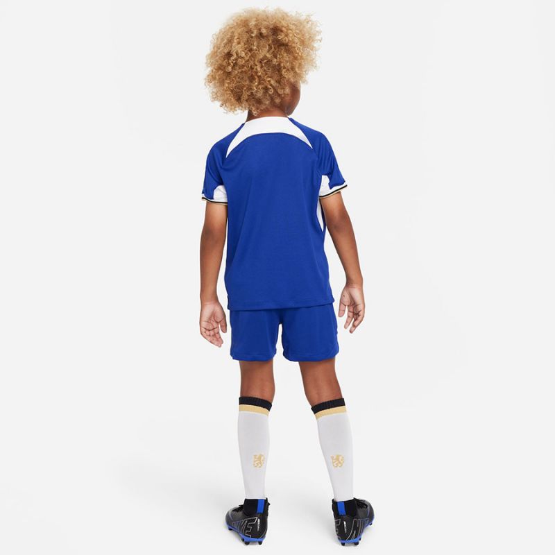 Nike Chelsea FC 2023/24 JSY Stadium Home Jr Football Kit Futball mez szett, gyerek DX2799-496
