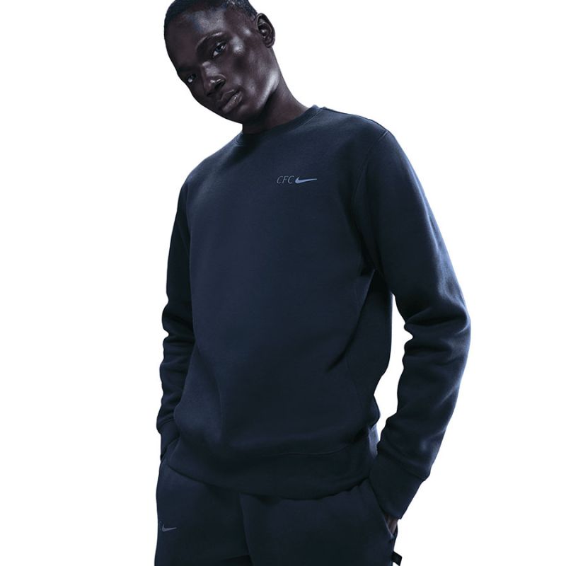 Nike Chelsea FC Club sweatshirt fekete pulóver HQ1478-451
