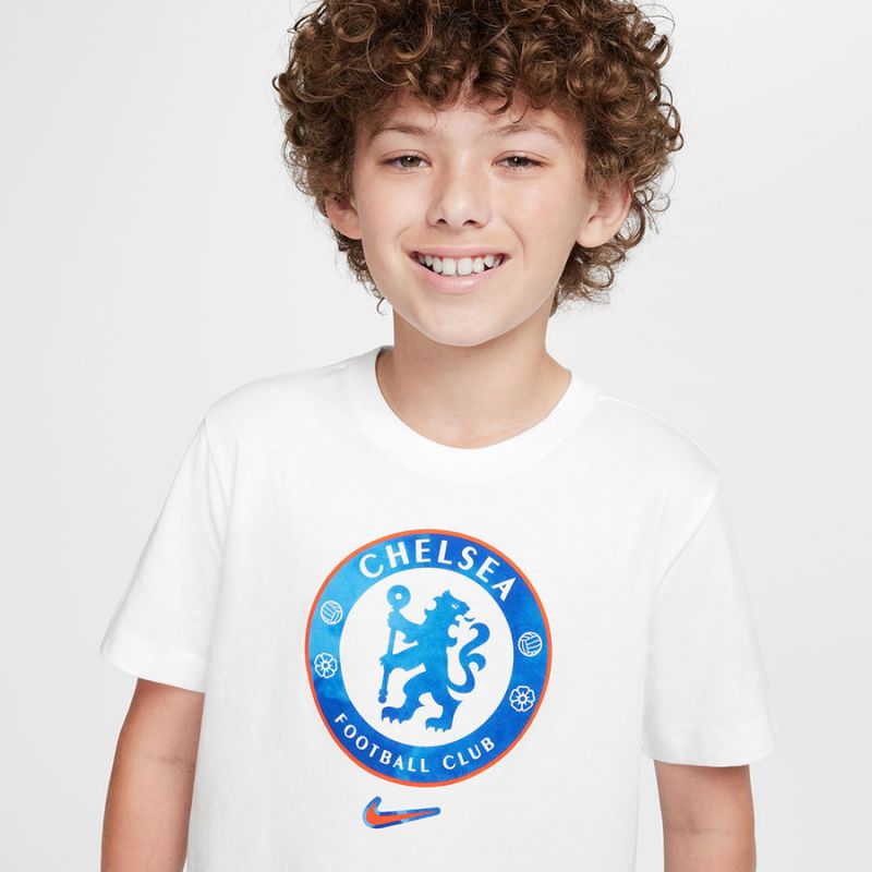 Nike Chelsea Fc Crest Tee Jr Hm9485-100 - Sportmania.hu