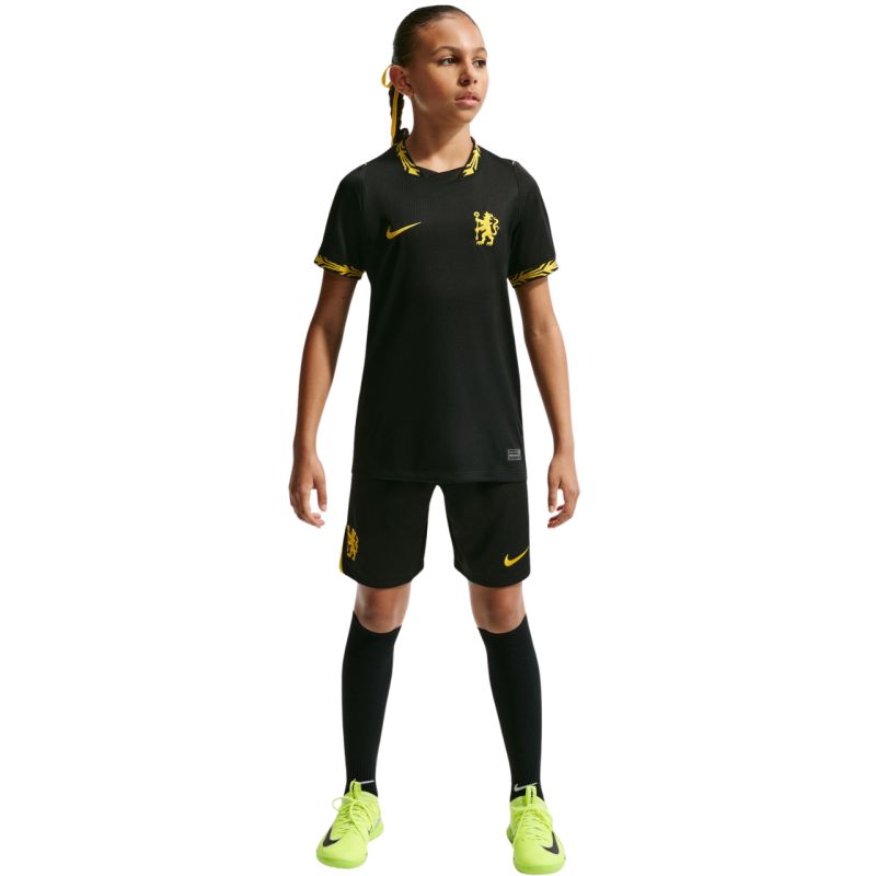 Nike Chelsea FC Stadium 2026/27 Kids' Jersey Black fekete gyerek póló II1707011