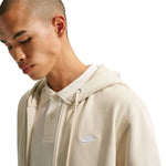 Nike Club BB FZ Hoodie Light khaki férfi kapucnis pulóver