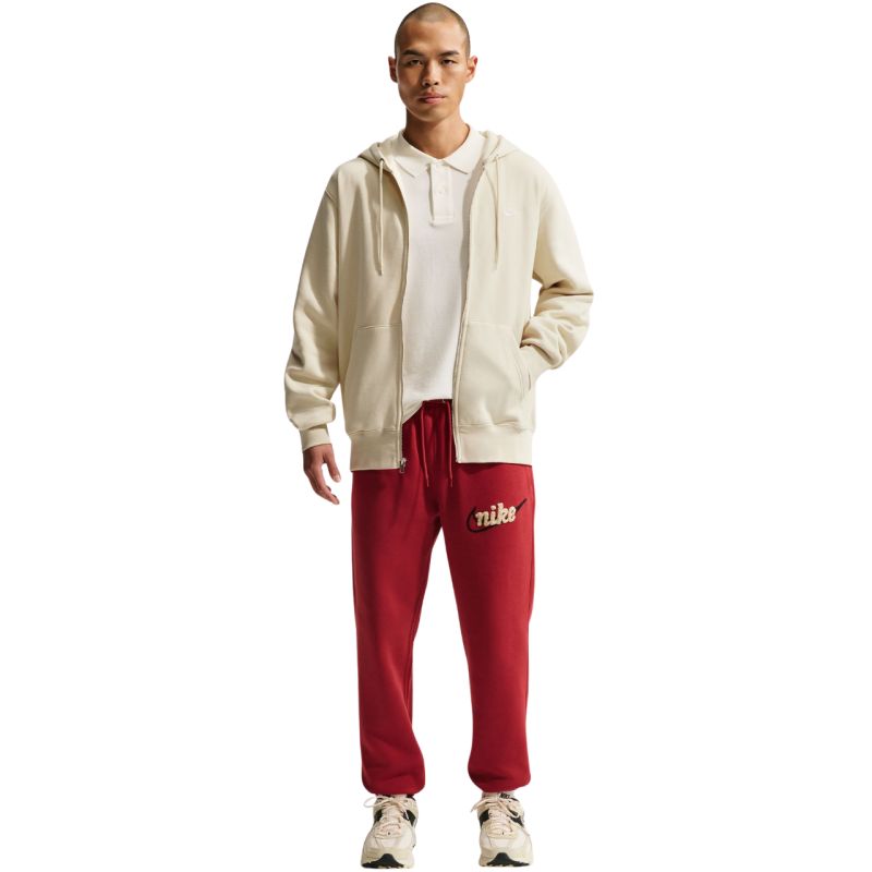 Nike Club BB FZ Hoodie Light khaki férfi kapucnis pulóver