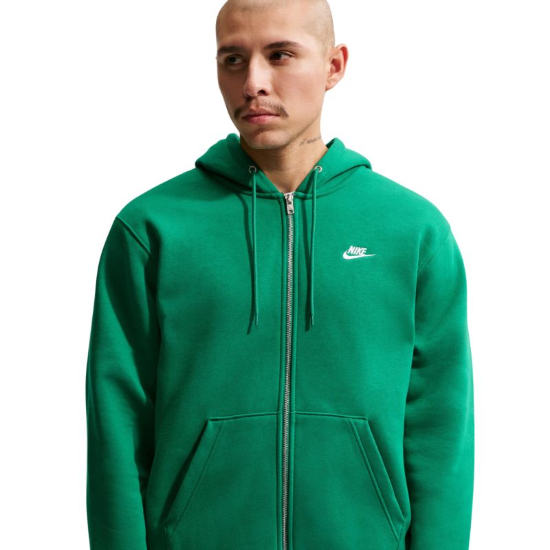 Nike Club BB FZ Hoodie Men's zöld férfi kapucnis pulóver