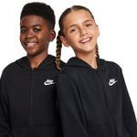 Nike Club Fleece Kids' Sweatshirt fekete gyerek pulóver FD3017010