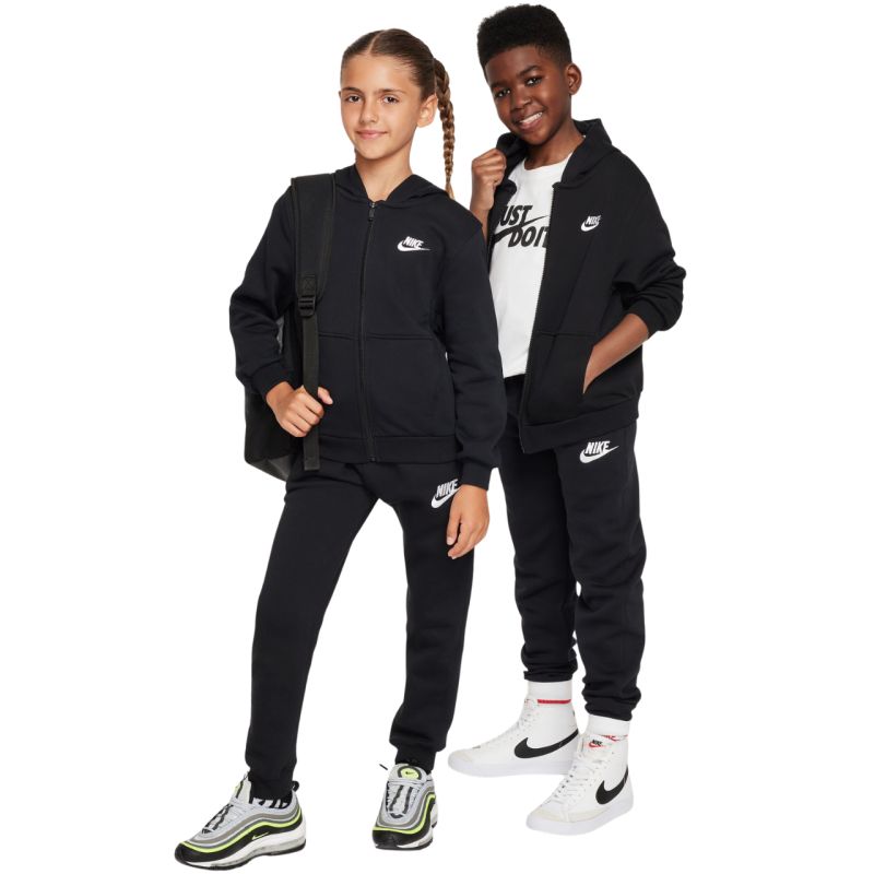 Nike Club Fleece Kids' Sweatshirt fekete gyerek pulóver FD3017010