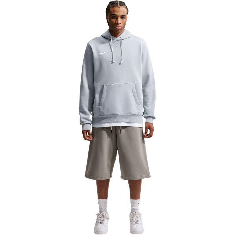 Nike Dri-FIT Standard Issue Pull Over Hoodie Light szürke férfi kapucnis pulóver