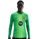 Nike FC Barcelona 2025/26 Stadium Goalkeeper Men's Jersey zöld férfi Kapusmez