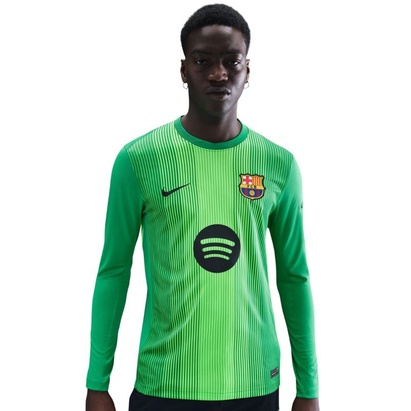Nike FC Barcelona 2025/26 Stadium Goalkeeper Men's Jersey zöld férfi Kapusmez