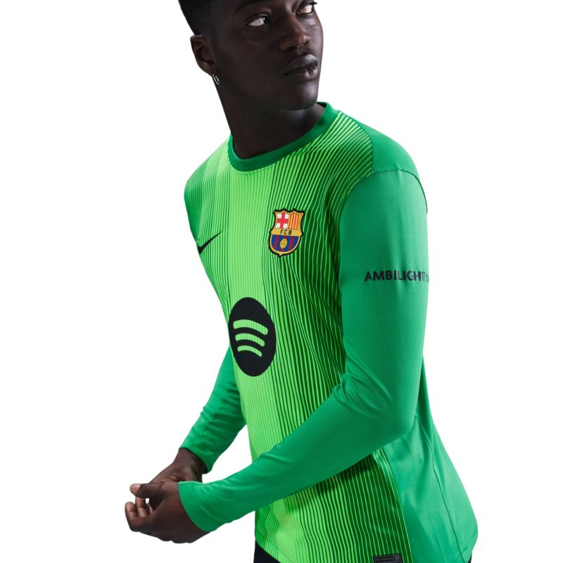Nike FC Barcelona 2025/26 Stadium Goalkeeper Men's Jersey zöld férfi Kapusmez