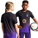 Nike FC Barcelona 2026/27 Match Away Kids' Jersey Black and lila gyerek