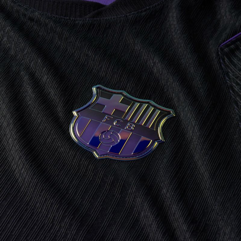 Nike FC Barcelona 2026/27 Match Away Men's Jersey Black and lila férfi