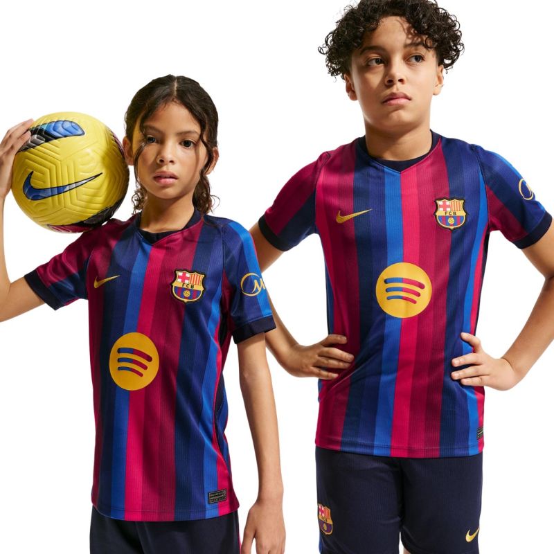 Nike FC Barcelona 2026/27 Stadium Home Kids' Jersey Burgundy kék gyerek póló