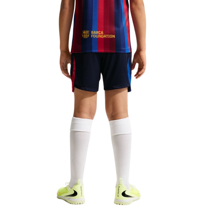 Nike FC Barcelona 2026/27 Stadium Home Kids' Shorts Navy kék gyerek rövidnadrág