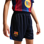 Nike FC Barcelona 2026/27 Stadium Home Kids' Shorts Navy kék gyerek rövidnadrág