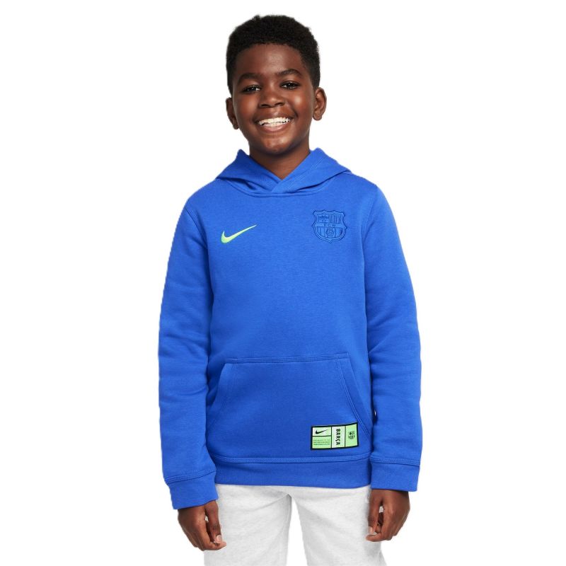 Nike FC Barcelona Club Jr Pulóver gyerek FQ3449-405