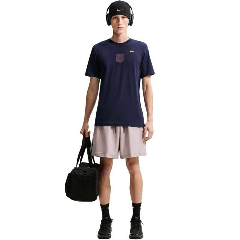 Nike FC Barcelona Men's T-Shirt Navy kék férfi póló