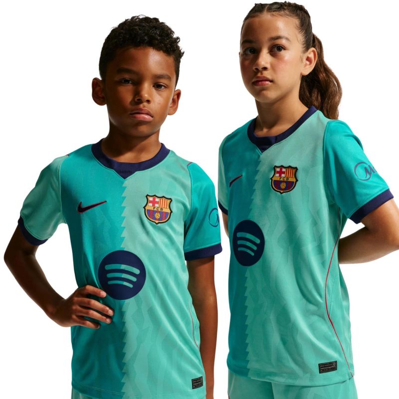 Nike FC Barcelona Stadium 2026/27 Kids' Jersey Green zöld gyerek póló II6686301