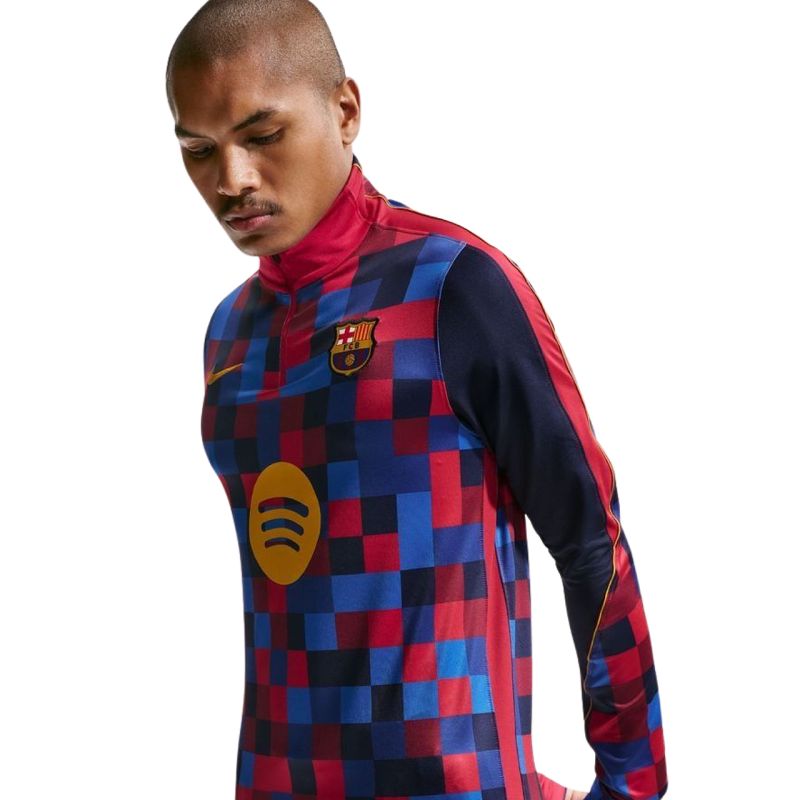 Nike FC Barcelona Strike Home Men's Jersey Blue and Red piros férfi póló IQ1301621