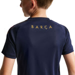 Nike FC Barcelona Strike Kids T-Shirt Navy Blue and bordó gyerek II3237401