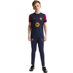 Nike FC Barcelona Strike Kids T-Shirt Navy Blue and bordó gyerek II3237401