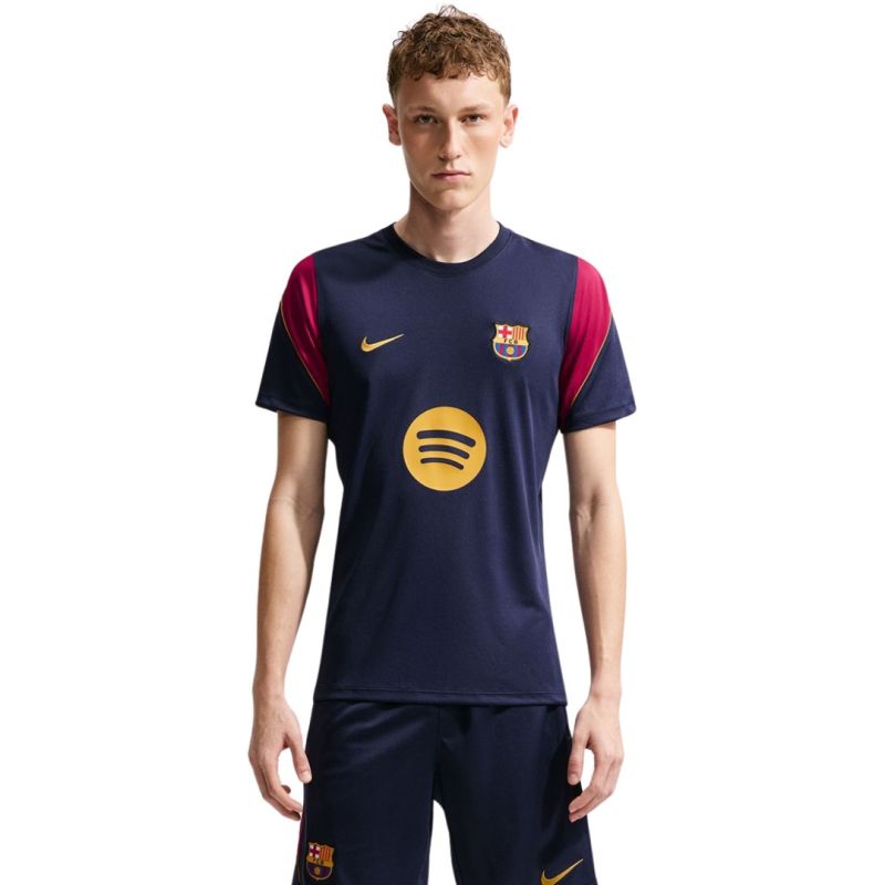 Nike FC Barcelona Strike Men's T-Shirt Navy 401 kék férfi póló 161045XL