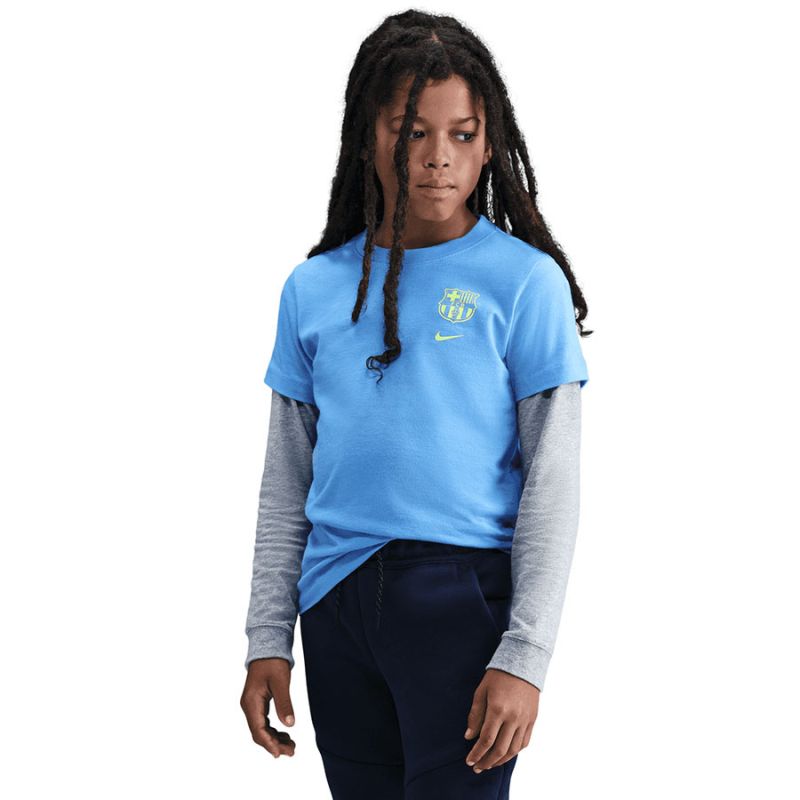 Nike FC Barcelona Supporter Junior T-Shirt xs (122-128) póló, gyerek HQ3233-412