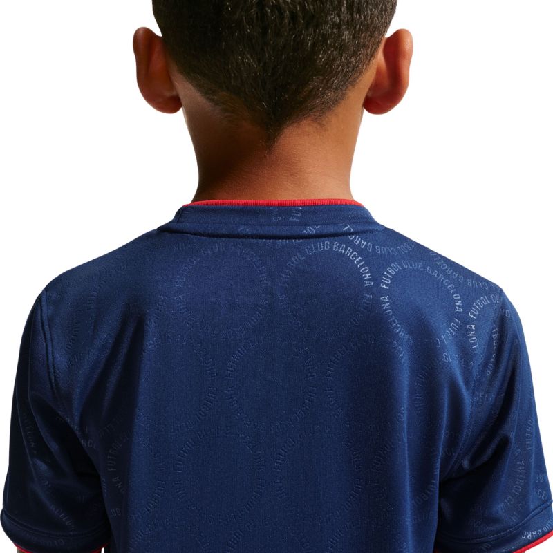 Nike FC Barcelona Third Kids' T-shirt Navy Blue sötétkék gyerek póló II6713498