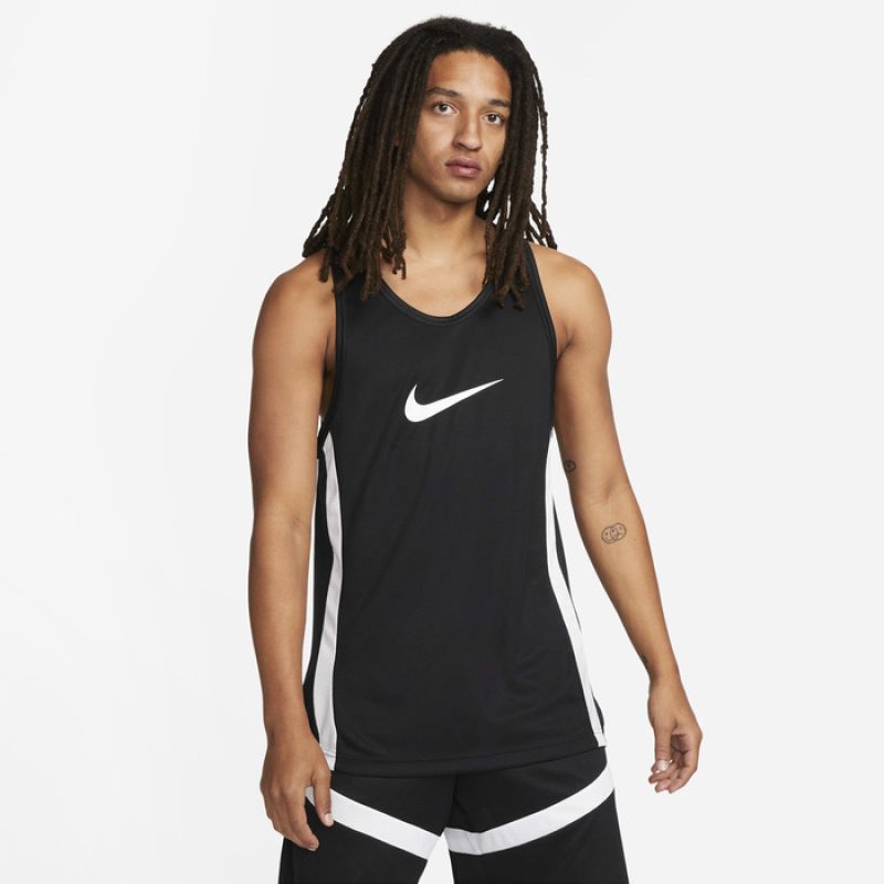 Nike Icon Dri-FIT Basketball Jersey Black - fekete kosárlabda mez DV9967-010