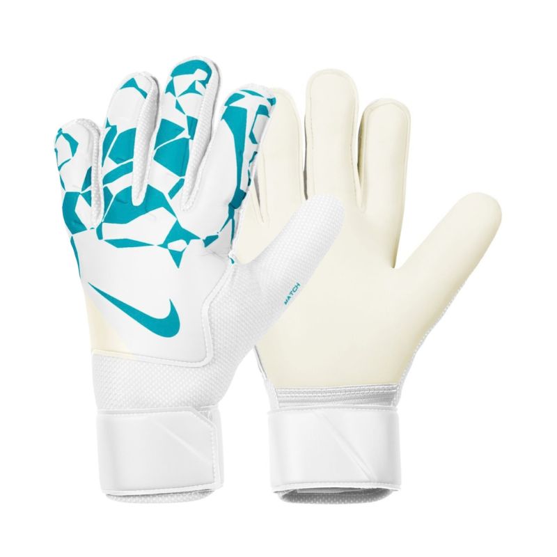 Nike Match Goalkeeper Goalkeeper Gloves white-blue 101 kék kapuskesztyű HQ0257101